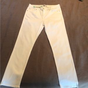 JUST BLACK - Peyton capri skinny jeans, white